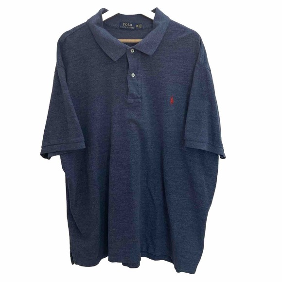 Polo Ralph Lauren Other - Polo Ralph Lauren Polo Shirt Mens 3XB Big Blue Red Embroidered Pony Logo